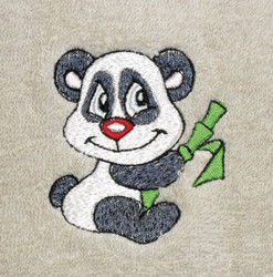 Motif Panda ponge Sable