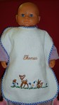 Grand bavoir personnalisable