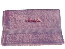 Serviette invit personnalise 580g/m Coton peign