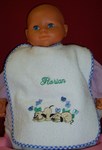 Bavoir moyen personnalisable